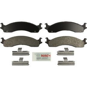 BOSCH BE655H Blue Semi-Metallic Disc Brake Pad Set With Hardware - Compatible With Select Dodge Ram 2500/3500 Van; Ford E-250, E-350, E-450, Econoline Super Duty, F-250, F-350; FRONT