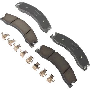 ACDelco Silver 14D1411CHF1 Ceramic Disc Brake Pad Set with Clips