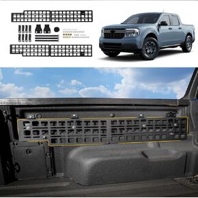 لوحة Maxzina Side Molle متوافقة مع 2022 2023 2024 Ford Maverick Truck Bed لوحة تخزين خلفية منظم رف البضائع بديل لملحقات Ford Maverick in Kuwait