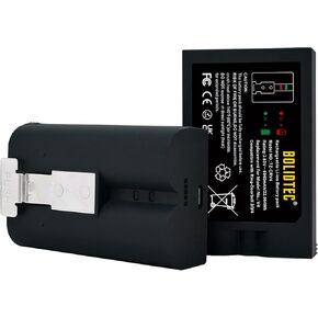 BolidTec 1 حزمة بطارية قابلة للشحن Ring متوافقة مع Ring Video Doorbell 4/3/2 بطارية كاميرا لاصقة (الجيل الثاني والثالث) 3.65 فولت 6040 مللي أمبير في الساعة ذات سعة عالية in Kuwait