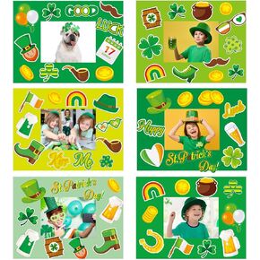 30 Pack Super Theme Hero DIY Picture Frame Craft Kit for Kids Fashion Hero DIY Photograph Craft Hero Children Stickers for Hero Art Craft Home Classroom Game Activities