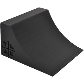 Teak Tuning Fingerboard Quarter Pipe - 4 x 4 x 2.25 - Black Colorway