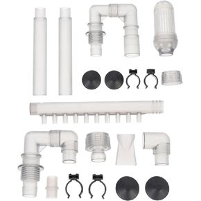 FRCOLOR 2 Sets Plumbing Fittings Tube for Fish Tank Aquarium Supply Intake Outflow Tube Replacement Fish Tank Tube Aquarium Outflow Fish Aquarium Accessories Hose Generator Abs