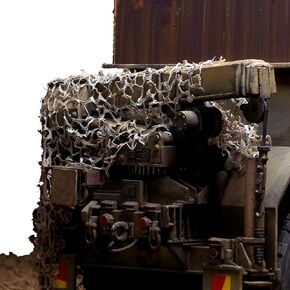 Warp United 1/35 Scale Camouflage Net Loose for Tank AFV Military Model Kit 0.1 x 270 × 200 mm Sand Type B