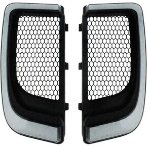 HDBUBALUS Engine Guard Lowers Grills Leg Fairing LED Turn Signal Light Running Light Compatible with Harley Touring Street Glide Road Glide Electra Glide FLHTK FLTRU 2014-2020