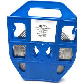 KGZDFOO304 stainless steel strapping strapping tool used for strapping coils 0.03 "thick, 30 meters (3/4" wide)