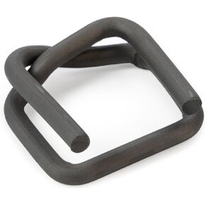 IDL Packaging - BP-34-500 3/4" Heavy Duty Strap Wire Buckles - Phosphate Coating - Extra Grip with Woven Cord Strapping (Box of 500) in Saudi Arabia