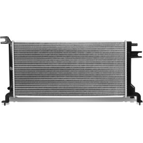 DNA Motoring OEM-RA-13047 OE Style Direct Fit Radiator Compatible with 08-13 Nissan Rouge,Black/Metallic