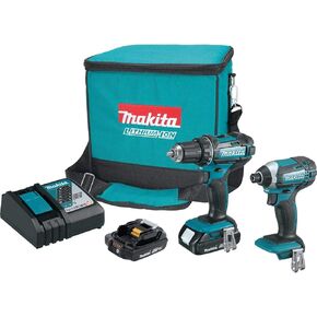 Makita CT225R 18V LXT Lithium-Ion Compact Cordless 2-Pc. Combo Kit (2.0Ah)