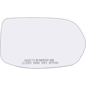 Passenger Side Mirror Glass Assembly With Plastic Backing Plate Heated Compatible with 2012-2016 Honda CRV, 2016-2020 HRV