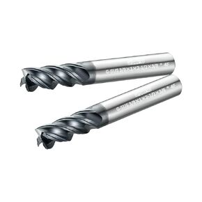 Tools G-SUS Series Carbide Square End Mill, MAH Coating, End Mill for Stainless Steel,Titanium, Inconel, Nickel Alloys, Difficult to Cut Materials, 4 Flute,EXL 1/8" Shank (.753/2)", 1pcs)