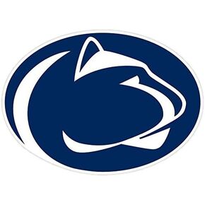 Craftique Penn State Lions Vinyl Sticker 9"x12" Decal Cornhole Bumper Car Truck