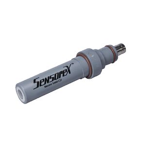 Sensorex in-Line Flat Surface Mounted pH Electrode for Industrial Applications, S660CD CPVC Body, 0 to 14 pH, 3/4" Diameter x 4-1/4" Length
