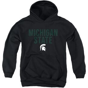 Michigan State University Stacked Youth Kids Boy/Girls Pull-Over Hoodie Sweatshirt