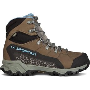 La Sportiva Womens Nucleo High II GTX Hiking Boots, Oak/Topaz, 9.5-10