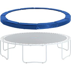 Upper Bounce Machrus Trampoline Replacement Safety Pad 6FT 7.5FT 8FT 9FT 10FT 12FT 13FT 14FT 15FT 16FT Round-Trampoline Spring Cover PVC Trampoline Skirt, Waterproof, Crack-Resistant