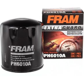 FRAM Extra Guard PH6010A Motorcycle Replacement Oil Filter, Fits Select Honda and Kawasaki Models