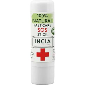 Incia Natural SOS Stick, Organic Soothing Balm, Instant Itch Relief Stick, Bug Mosquito Bite Relief Scratches, Stings and Burns, Moisturizing Chapped and Dry Skin for Babies and Kid, Relief Irritation