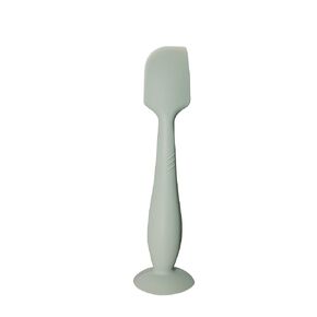 Soft Silicone Baby Butt Cream/Crema Brush Spatula with Upgraded Suction Base Case | Bum/Tush Rash Diaper Paste Applicator/Swiper Cleaner - Necessary Care Product Items for Newborn Babies (1PCS, Green)