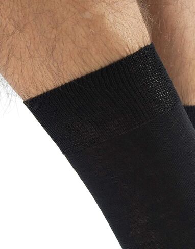 CALZITALY Two Pairs of Mens Cotton Crew Socks | 7.5/9.5, 10/12 | Made in Italy in Saudi Arabia
