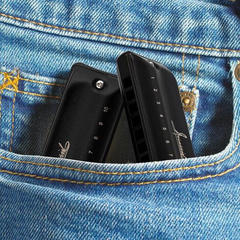 Blues Harmonica JDR G Harmonica Key of G 10 Holes 20 Tones Harps for Adults Kids Professional Beginners Mini Mouth Organ with Case | Assassin in Kuwait