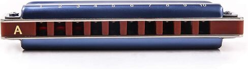 Diatonic Blues Harmonica F key, Diatonic Blues Harp Mouth Organ 10-hole 20-note Harmonica With Blue Shell, Harmonica Instrument for Beginners, Adults, Professionals and Students in Saudi Arabia