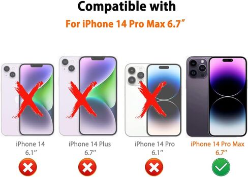 حافظات هاتف بمحفظة جلدية SZHAIYU متوافقة مع حافظة iPhone 14 Pro Max مع حامل بطاقة للرجال مقاس 6.7 بوصة 2 في 1 غطاء خلفي قابل للفصل (قهوة، IP 14 Pro Max) in Kuwait