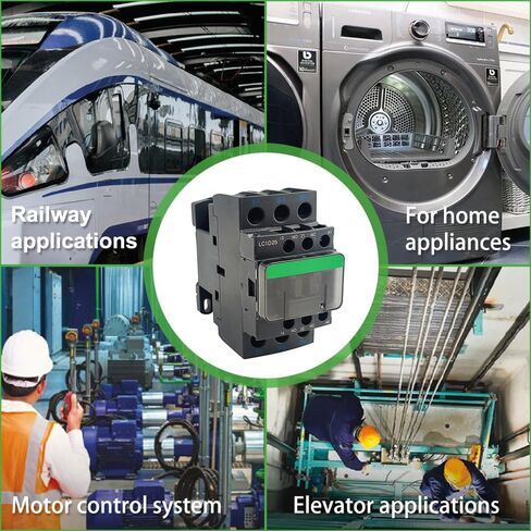 LNKWEL LC1D25G7 Non-Reversing Contactor 25A 3 Pole 120VAC Coil 1NO 1NC 50/60Hz in Saudi Arabia
