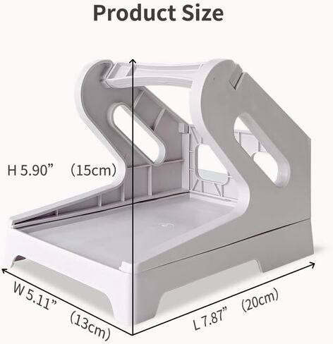 vretti Label Holder for Rolls and Fan-fold Labels, Thermal Shipping Label Roll Holder for Desktop Label Printer Shipping Supplies (White) in Saudi Arabia