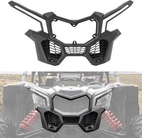 A & UTV PRO Rear Fascia for Can Am Maverick X3, Combined Heavy Duty Black Rear Fascia Kit for 2017-2024 Can Am Maverick X3 / X3 MAX All Models Accessories, 1 Set in Saudi Arabia