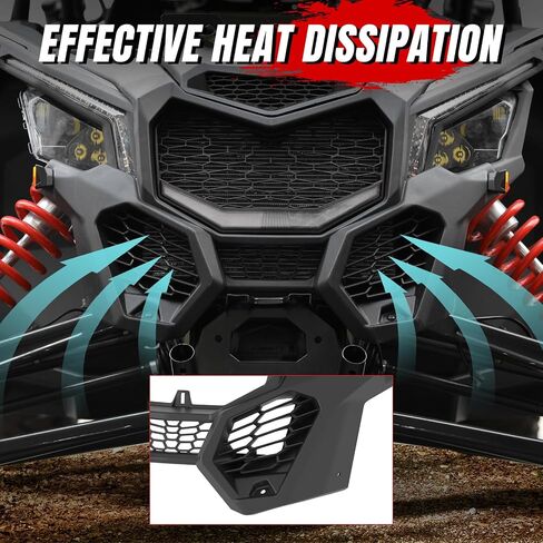 A & UTV PRO Rear Fascia for Can Am Maverick X3, Combined Heavy Duty Black Rear Fascia Kit for 2017-2024 Can Am Maverick X3 / X3 MAX All Models Accessories, 1 Set in Saudi Arabia