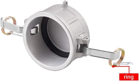 تركيبات قفل كامة من النوع الألومنيوم من Hgzaccompany، تركيب خرطوم الكامة والأخدود، قابس غبار Camlock أنثى مقاس 1.5 بوصة، قطعتان in Kuwait