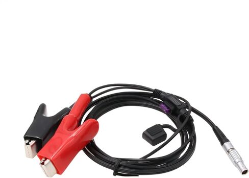 كابل طاقة بطارية خارجية 12 فولت من HangTon لجهاز Trimble R9 R10 R12 R6 R7 R8 GPS GNSS استقبال 5700 5800 SPS851، 7 دبابيس إلى مشابك التمساح 1.8 متر in Saudi Arabia