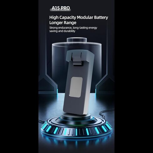 وضع التدفق البصري للطائرة بدون طيار HOTOSYY، تعديل كهربائي، تجنب عوائق الكاميرا الثلاثة، محرك بدون فرش، طائرة بدون طيار للكاميرا الرمادية، مناسبة للمبتدئين والكبار (ثلاث بطاريات) in Kuwait