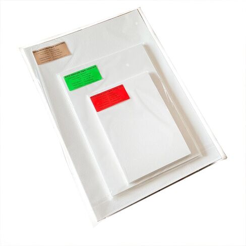 Generic BHPAI Academy Watercolor Paper 100% Cotton 140lb 300 GSM Watercolor Gouache Ink Acrylic and More (Academy CP, (19cm*27cm)7.4in*10.6in) in Saudi Arabia