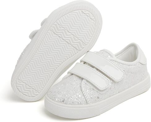 Felix & Flora Toddler/Little Kid Girls Running Shoes Sports Sneakers Princess Casual Glitter Shoes. in Saudi Arabia