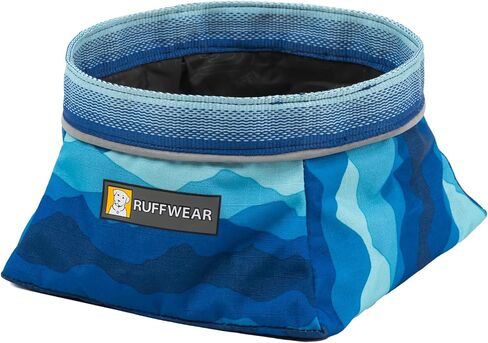 Ruffwear, Quencher Collapsible Dog Bowl, Coastal Mountains, Medium in Kuwait