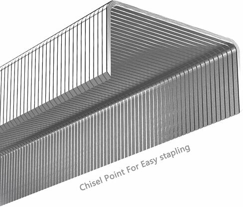 SEAKOS 5 Pack of 5000 Count Standard Staples, 26/6, ¼" Leg Length, Chisel Point Tips, Jam Free Staples, Fits All Standard Desktop Office Staplers, Best Office Products.Silver. in Saudi Arabia