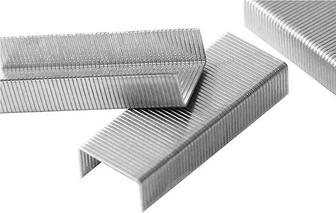 SEAKOS 5 Pack of 5000 Count Standard Staples, 26/6, ¼" Leg Length, Chisel Point Tips, Jam Free Staples, Fits All Standard Desktop Office Staplers, Best Office Products.Silver. in Saudi Arabia