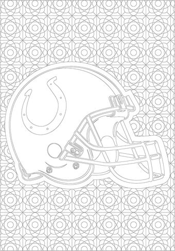 في المنطقة الرياضية NFL للجنسين NFL كتاب التلوين للكبار in Kuwait