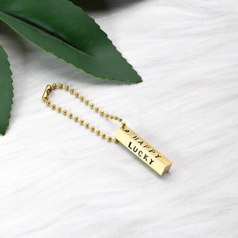 ABBECIAO 20 قطعة 1 1/4 "x 1/4" النحاس الخام ثلاثية الأبعاد مستطيل ختم الفراغات شريط صلب لقلادة المفاتيح صنع المجوهرات in Kuwait