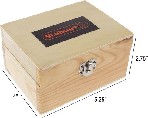 Stalwart - 75-ST6040 Letter and Number Steel Punch Stamp Set, 36 Piece Stamping Punch and Die Wood Storage Case By (For Metal Keys Crafts Leather and More) in Kuwait