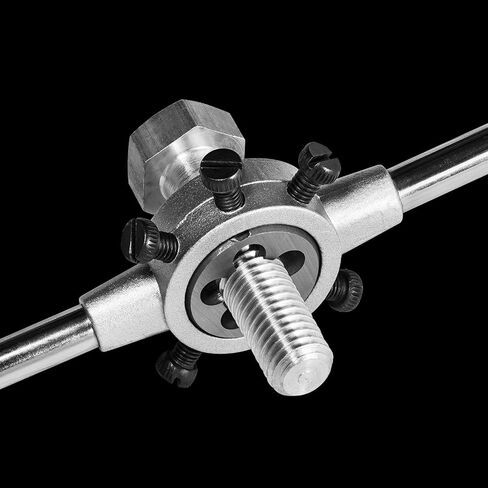 uxcell 2pcs Round Threading Dies, Metric M3 x 0.5 Thread (Right Hand), Adjustable High Speed Steel (HSS) Screw Cutting Die Repair Tool in Saudi Arabia