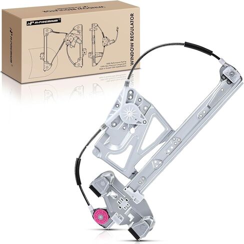 A-Premium Power Window Regulator Without Motor Replacement for Cadillac DeVille 2000-2005 Front Right Passenger Side in Saudi Arabia