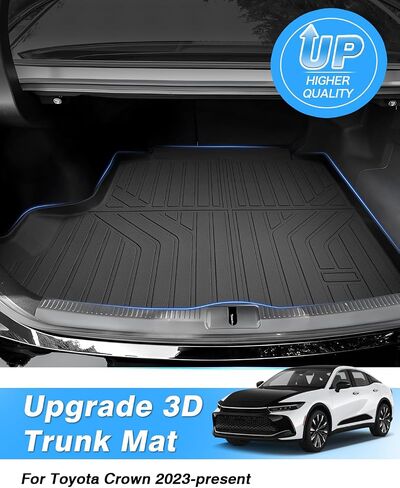 Powerty Cargo Mat Compatible for Chevrolet Traverse 2018-2023 Accessories All Weather Cargo Liner TPE Rear Trunk Mat in Saudi Arabia