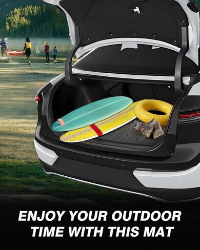 Powerty Cargo Mat Compatible for Chevrolet Traverse 2018-2023 Accessories All Weather Cargo Liner TPE Rear Trunk Mat in Saudi Arabia