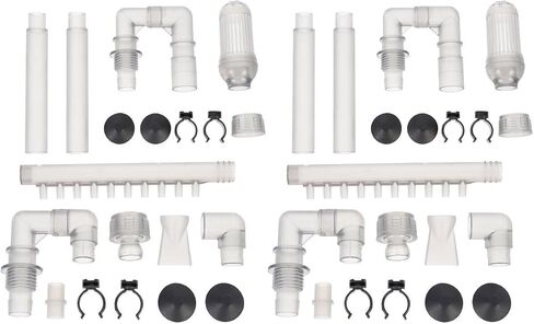 FRCOLOR 2 Sets Plumbing Fittings Tube for Fish Tank Aquarium Supply Intake Outflow Tube Replacement Fish Tank Tube Aquarium Outflow Fish Aquarium Accessories Hose Generator Abs in Saudi Arabia