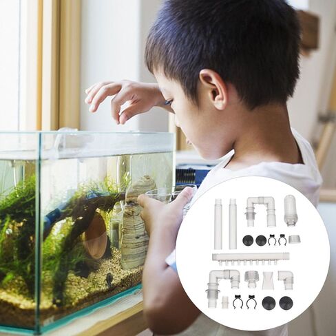 FRCOLOR 2 Sets Plumbing Fittings Tube for Fish Tank Aquarium Supply Intake Outflow Tube Replacement Fish Tank Tube Aquarium Outflow Fish Aquarium Accessories Hose Generator Abs in Saudi Arabia