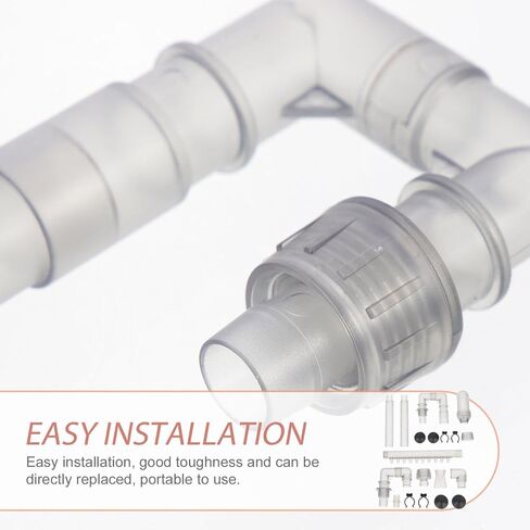 FRCOLOR 2 Sets Plumbing Fittings Tube for Fish Tank Aquarium Supply Intake Outflow Tube Replacement Fish Tank Tube Aquarium Outflow Fish Aquarium Accessories Hose Generator Abs in Saudi Arabia