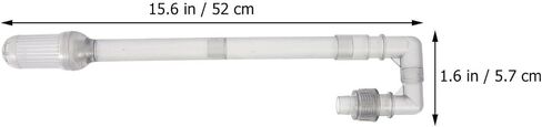 FRCOLOR 2 Sets Plumbing Fittings Tube for Fish Tank Aquarium Supply Intake Outflow Tube Replacement Fish Tank Tube Aquarium Outflow Fish Aquarium Accessories Hose Generator Abs in Saudi Arabia